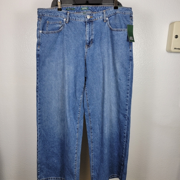 wild fable Denim - Wild Fable Women's Low Rise Baggy Jeans Blue Jeans Size 17